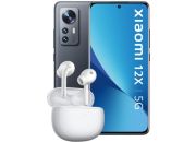 Smartphone XIAOMI Pack 12X Gris 5G + MI Buds 3