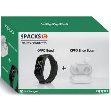 Bracelet connecté OPPO Pack Band Sport Noir + Enco