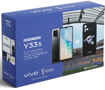 Smartphone VIVO Pack Y33s Noir + Coque