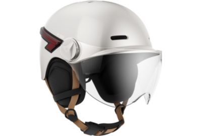 Casque CASR Led Glow crème taille L transparent