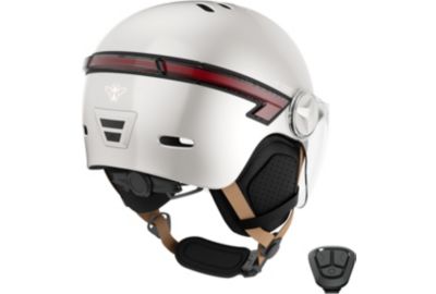 Casque CASR Led Glow crème taille L transparent