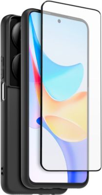 Coque CASR Honor 90 smart coque noire+ verre trempé