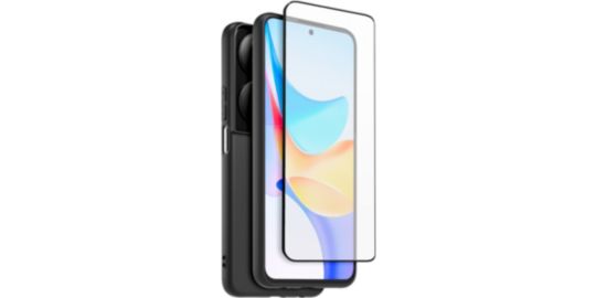Coque CASR Honor 90 smart coque noire+ verre trempé