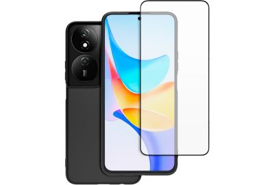 Coque CASR Honor 90 smart coque noire+ verre trempé