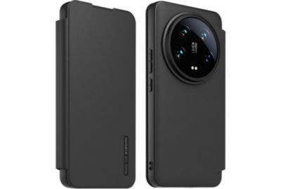 Etui MADE FOR XIAOMI Xiaomi 14 Ultra premium noir + dragonne