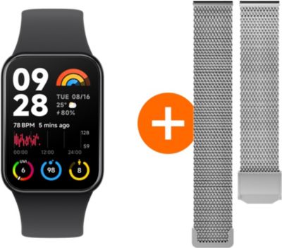 Montre connectée XIAOMI Pack Mi Band8Pro+Bracelet maille Millano