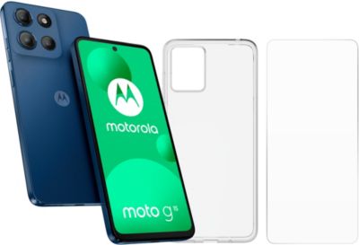 Smartphone MOTOROLA Pack G15 + Coque + verre trempe