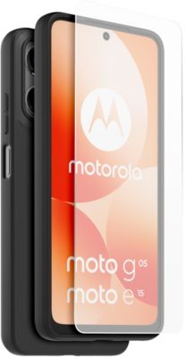 Coque CASR Moto E15/G05 Coque Noire + verre trempé