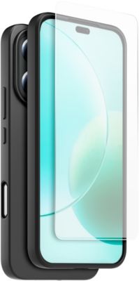 Coque CASR Honor 400 Lite coque Noir + verre trempé