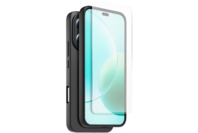 Coque CASR Honor 400 Lite coque Noir + verre trempé