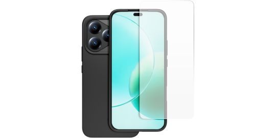 Coque CASR Honor 400 Lite coque Noir + verre trempé