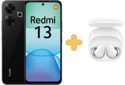 Smartphone XIAOMI Pack Redmi 13 256Go Noir 4G + Buds6 Play