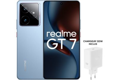 Smartphone REALME Pack GT7 Bleu 512Go + Chargeur 120W
