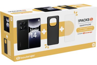 Smartphone XIAOMI Pack Redmi Note 14Pro 256Go+Coque+VT
