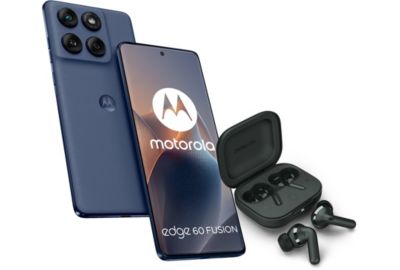 Smartphone MOTOROLA Pack Edge 60 Fusion Gris 256Go + Motobuds Plus