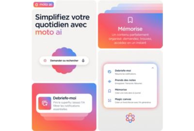 Smartphone MOTOROLA Pack Edge 60 Fusion Gris 256Go + Motobuds Plus