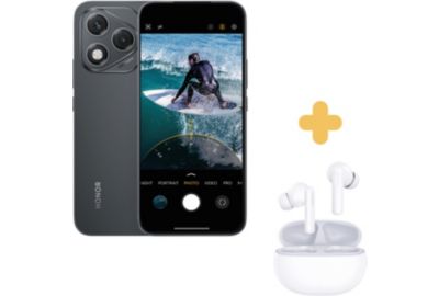 Smartphone HONOR Pack 400 Lite Noir 256Go+Buds Choice X7i