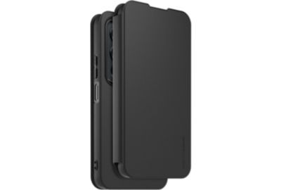 Etui avec cordon MADE FOR XIAOMI Redmi 15 5G folio Noir + dragonne