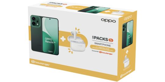Smartphone OPPO Pack Reno 14 512Go Vert 5G+EncoBuds3 Pro