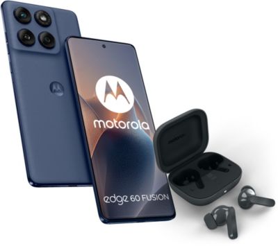 Smartphone MOTOROLA Pack Edge 60 Fusion 256Go + Buds 25 Noir