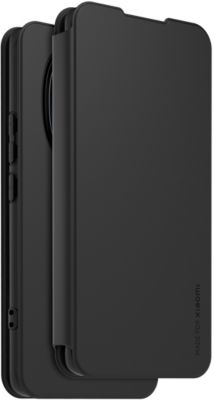 Etui avec cordon MADE FOR XIAOMI Redmi Note 15 4G/5G Noir + dragonne