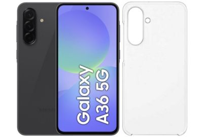 Smartphone SAMSUNG Pack A36 Noir 128Go 5G + Coque silicone