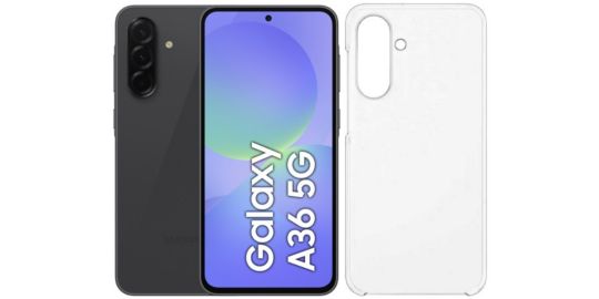 Smartphone SAMSUNG Pack A36 Noir 128Go 5G + Coque silicone