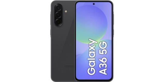 Smartphone SAMSUNG Pack A36 Noir 128Go 5G + Coque silicone