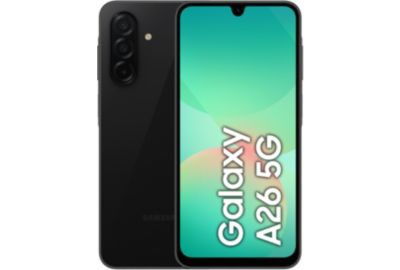 Smartphone SAMSUNG Pack A26 Noir 128Go + Coque silicone