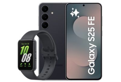 Smartphone SAMSUNG Pack S25FE Noir EE 128Go 5G + FIT3