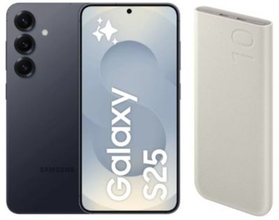 Smartphone SAMSUNG Pack S25 Noir 128Go 5G + PowerBank