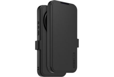 Etui avec cordon MADE FOR XIAOMI premium noir + dragonne Xiaomi 17 Ultra