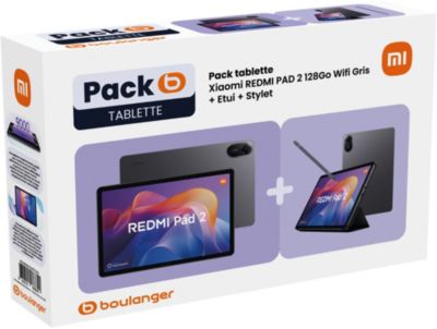 Tablette Android XIAOMI Pack Redmi Pad 2 128Go + Cover + Pen