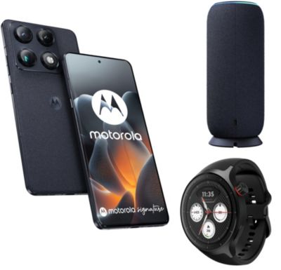 Smartphone MOTOROLA Pack Signature 512Go+MotoSoundFlow+Watch