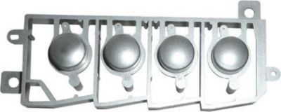 Pièce détachée SHARP ensemble 4touches grises plastique