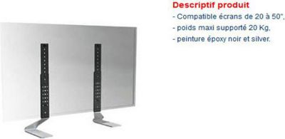 Kit de réparation DIVERS pied tv universel