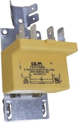 Filtre BEKO FILTRE ANTIPARASITE 0.15UF (X1) +... Filtre BEKO FILTRE ANTIPARASITE 0.15UF (X1) +...