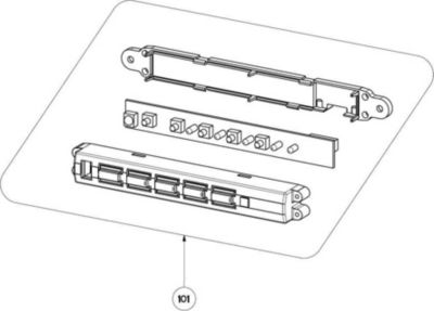 boitier de commande ROBLIN BOITIER DE COMMANDE AVEC CIRCUIT POUR HO