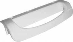 Poignée de porte INDESIT poignee laterale blanche 27