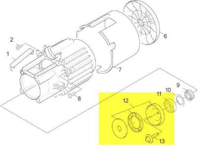 Moteur KARCHER DISQUE EN MUTATION POUR NETTOYEUR HAUTE-