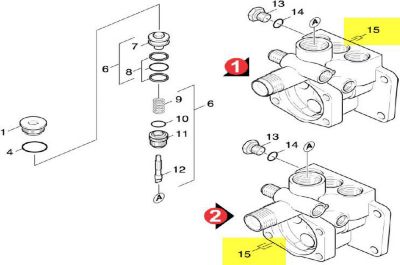 Pompe KARCHER CULASSE REP 15 POUR NETTOYEUR HAUTE-PRES
