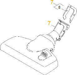 Kit de réparation KARCHER brosse sol comfoglide 2006