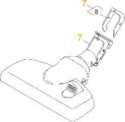 Kit de réparation KARCHER brosse sol comfoglide 2006 Kit de réparation KARCHER brosse sol comfoglide 2006