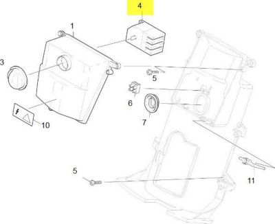 Pièce détachée KARCHER DISJONCTEUR INTERRUPTEUR POUR NETTOYEUR