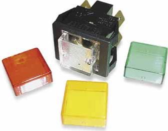 Interrupteur THOMSON INTER POUSSOIR VOYANT 27 X 22 M/M 4 COSS