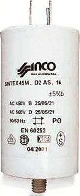 Condensateur DIVERS CONDENSATEUR DE DEMARRAGE 4 ΜF 450V... Condensateur DIVERS CONDENSATEUR DE DEMARRAGE 4 ΜF 450V...