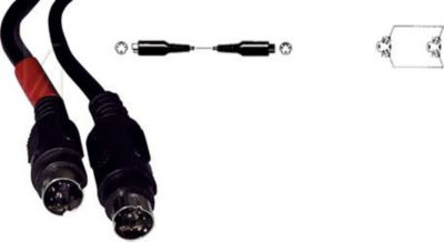 Kit de réparation DIVERS rallonge hosiden svhs-mâle 4p./svhs-feme