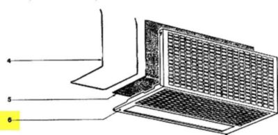 Grille SCHOLTES grille de filtre