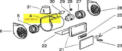 Pièce détachée SCHOLTES convoyeur d air moteur