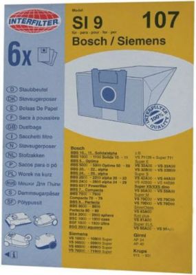 Kit de réparation BOSCH sachet de sacs bosch type g x6
